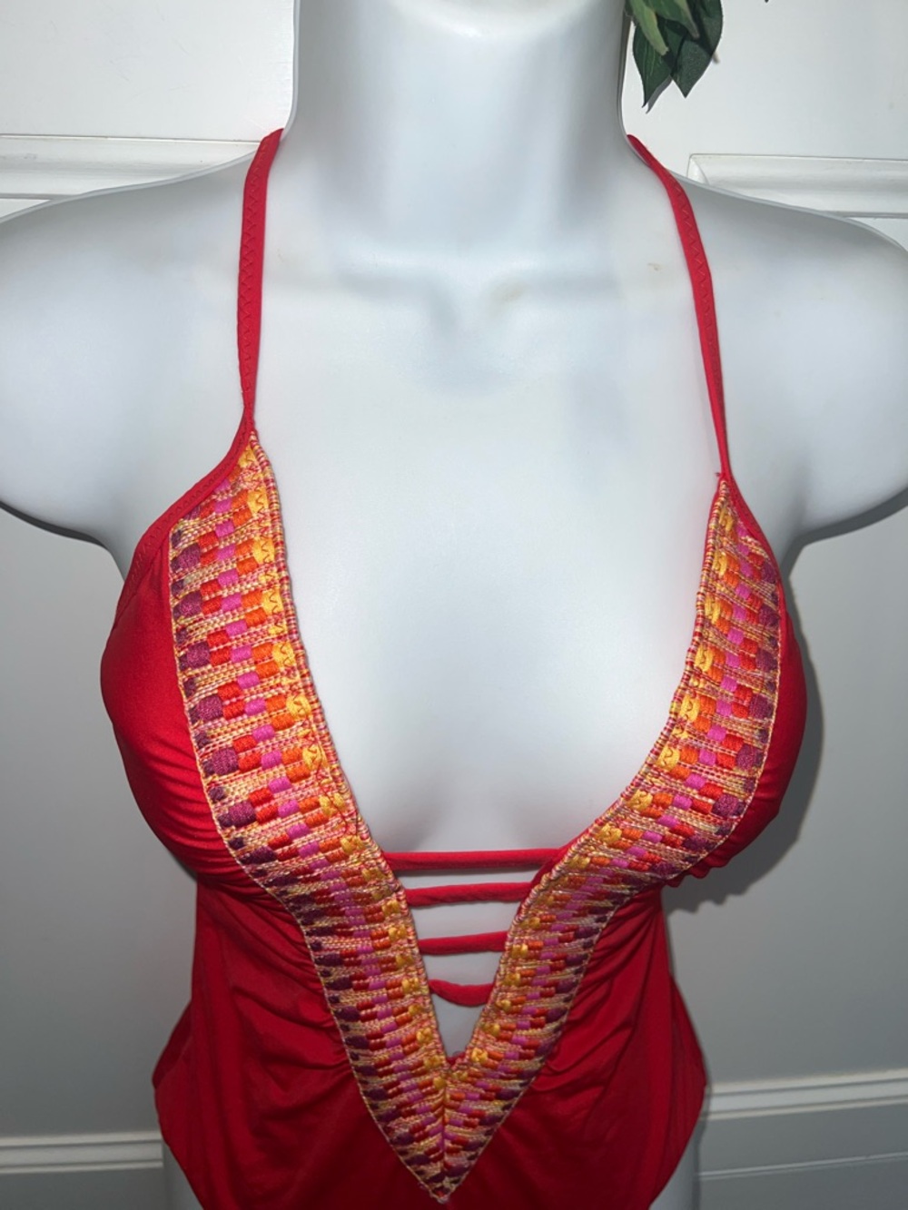 Becca Swimsuit 🍓🐠with Multicolor Trimo - Picture 3 of 9